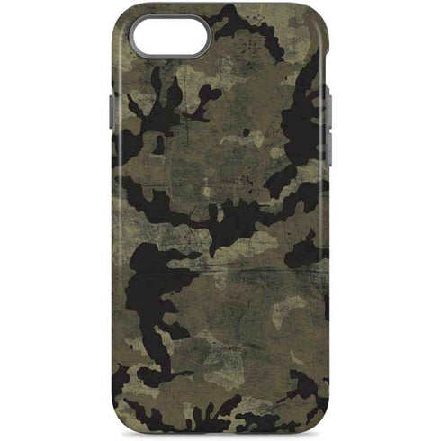 Wood Camo Camouflage iPhone Cases